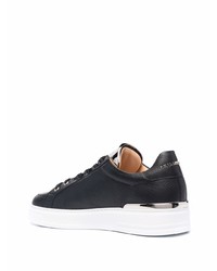 Baskets basses en cuir noires Philipp Plein