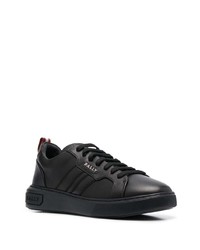 Baskets basses en cuir noires Bally