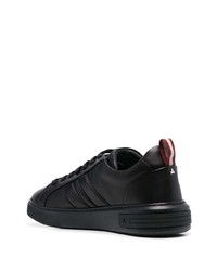 Baskets basses en cuir noires Bally