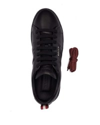 Baskets basses en cuir noires Bally