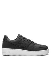 Baskets basses en cuir noires Nike