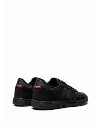 Baskets basses en cuir noires New Balance