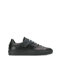 Baskets basses en cuir noires Oamc