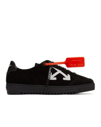 Baskets basses en cuir noires Off-White