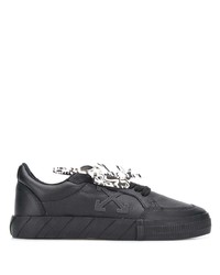 Baskets basses en cuir noires Off-White