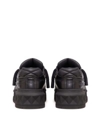 Baskets basses en cuir noires Valentino Garavani