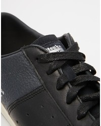 Baskets basses en cuir noires Onitsuka Tiger by Asics