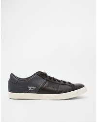 Baskets basses en cuir noires Onitsuka Tiger by Asics