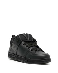 Baskets basses en cuir noires Valentino Garavani