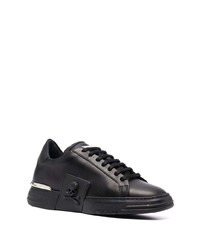 Baskets basses en cuir noires Philipp Plein