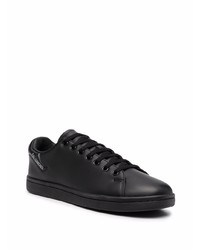 Baskets basses en cuir noires Raf Simons