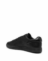 Baskets basses en cuir noires Raf Simons