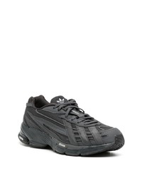 Baskets basses en cuir noires adidas