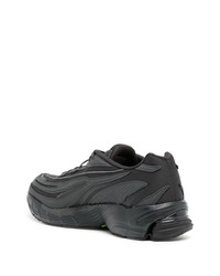 Baskets basses en cuir noires adidas