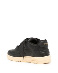 Baskets basses en cuir noires Off-White