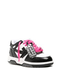 Baskets basses en cuir noires Off-White