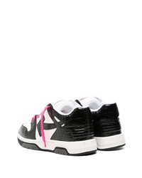 Baskets basses en cuir noires Off-White