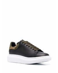 Baskets basses en cuir noires Alexander McQueen