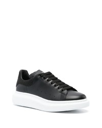 Baskets basses en cuir noires Alexander McQueen