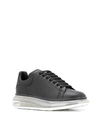 Baskets basses en cuir noires Alexander McQueen