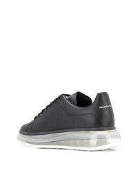 Baskets basses en cuir noires Alexander McQueen