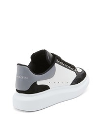 Baskets basses en cuir noires Alexander McQueen