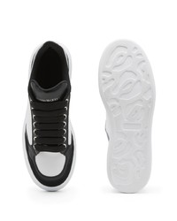 Baskets basses en cuir noires Alexander McQueen