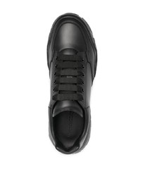 Baskets basses en cuir noires Alexander McQueen