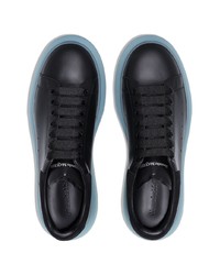 Baskets basses en cuir noires Alexander McQueen