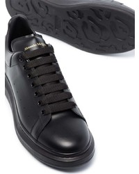 Baskets basses en cuir noires Alexander McQueen