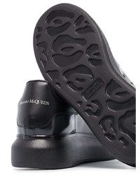 Baskets basses en cuir noires Alexander McQueen