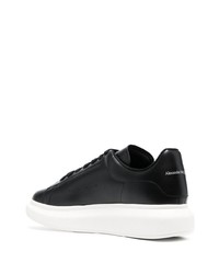 Baskets basses en cuir noires Alexander McQueen