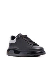 Baskets basses en cuir noires Alexander McQueen