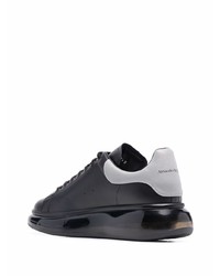 Baskets basses en cuir noires Alexander McQueen