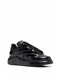 Baskets basses en cuir noires Alexander McQueen