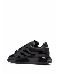 Baskets basses en cuir noires Alexander McQueen