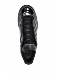 Baskets basses en cuir noires Alexander McQueen