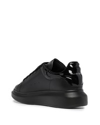 Baskets basses en cuir noires Alexander McQueen