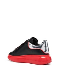 Baskets basses en cuir noires Alexander McQueen