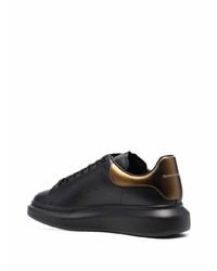 Baskets basses en cuir noires Alexander McQueen