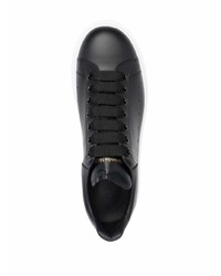 Baskets basses en cuir noires Alexander McQueen