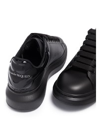 Baskets basses en cuir noires Alexander McQueen