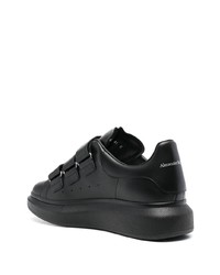 Baskets basses en cuir noires Alexander McQueen