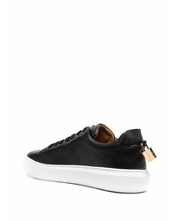 Baskets basses en cuir noires Buscemi