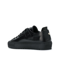 Baskets basses en cuir noires Oamc