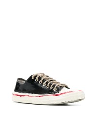 Baskets basses en cuir noires Marni