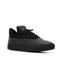 Baskets basses en cuir noires Alexander Smith