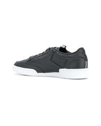 Baskets basses en cuir noires Reebok