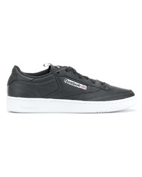 Baskets basses en cuir noires Reebok