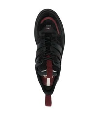 Baskets basses en cuir noires Bally